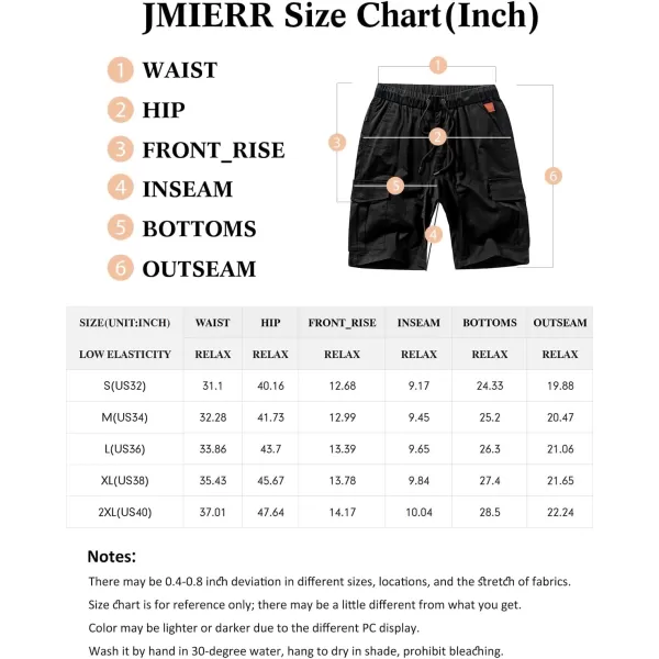 JMIERR Mens Casual Cargo Shorts - Cotton Drawstring Stretch Summer Beach Shorts Twill Chino Short with 6 Pockets