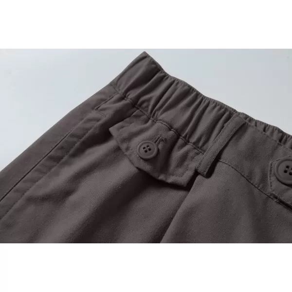 JMIERR Mens Casual Cotton Linen Shorts Stretch Elastic Waistband Classic Fit Lightweight Summer Beach Short with Pockets