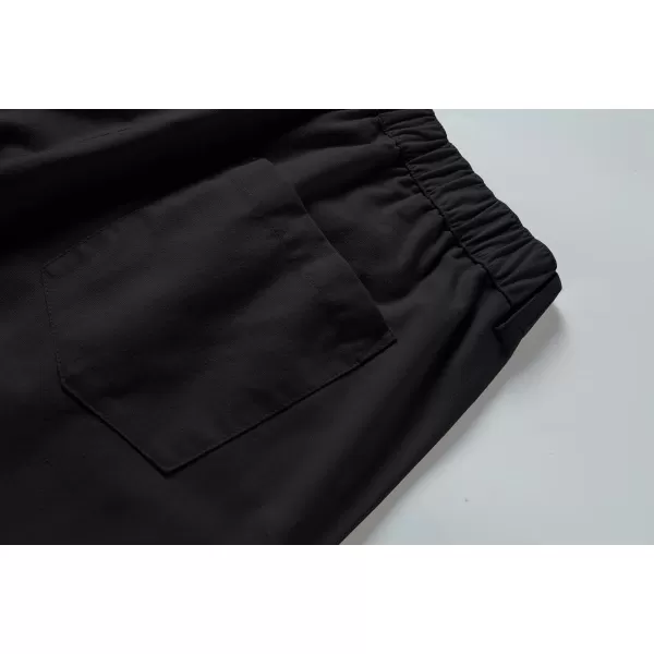 JMIERR Mens Casual Cotton Linen Shorts Stretch Elastic Waistband Classic Fit Lightweight Summer Beach Short with Pockets