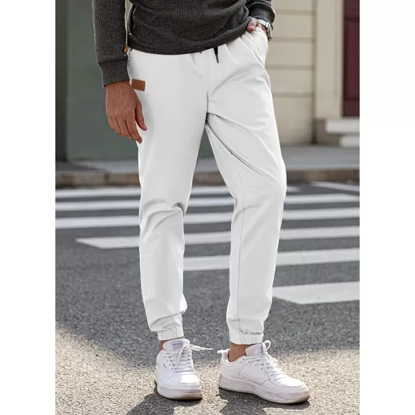 JMIERR Mens Casual Joggers Pants - Cotton Drawstring Chino Cargo Pants Hiking Outdoor Twill Track Jogging Sweatpants Pants