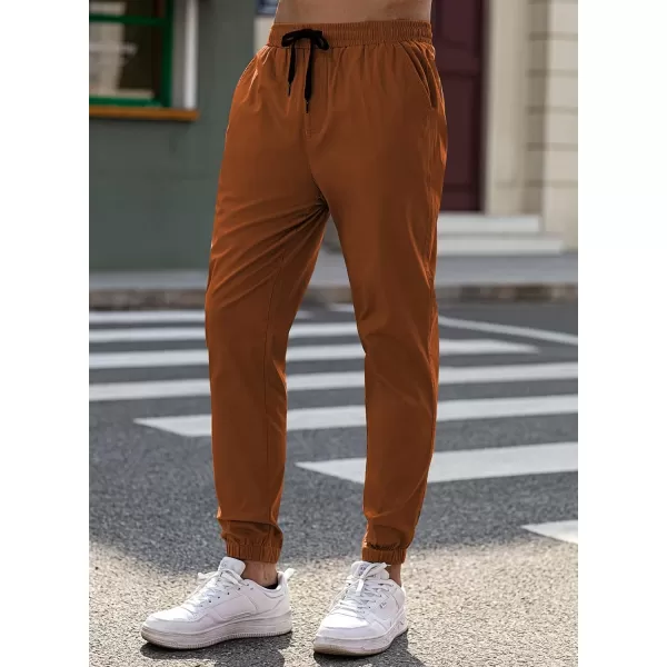 JMIERR Mens Casual Joggers Pants - Cotton Drawstring Chino Cargo Pants Hiking Outdoor Twill Track Jogging Sweatpants Pants