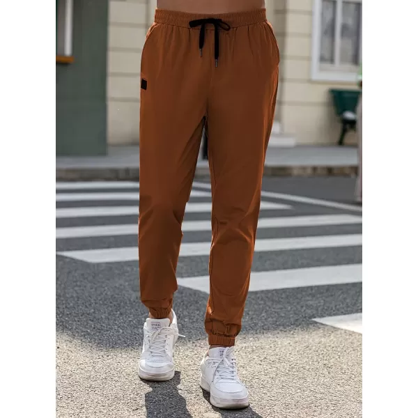 JMIERR Mens Casual Joggers Pants - Cotton Drawstring Chino Cargo Pants Hiking Outdoor Twill Track Jogging Sweatpants Pants