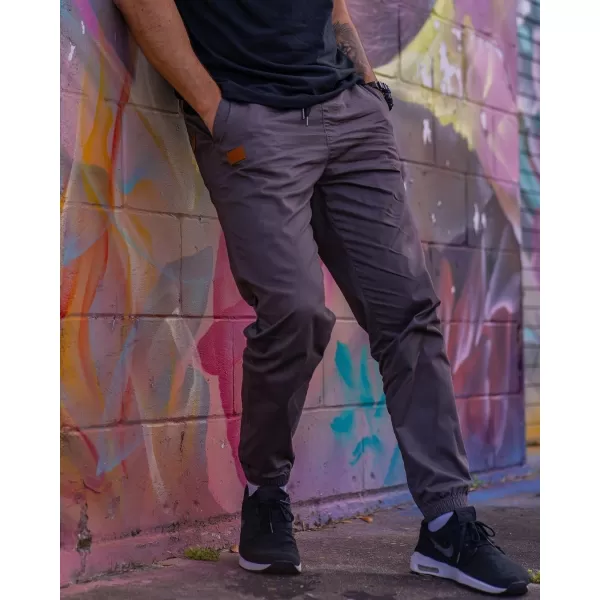 JMIERR Mens Casual Joggers Pants - Cotton Drawstring Chino Cargo Pants Hiking Outdoor Twill Track Jogging Sweatpants Pants