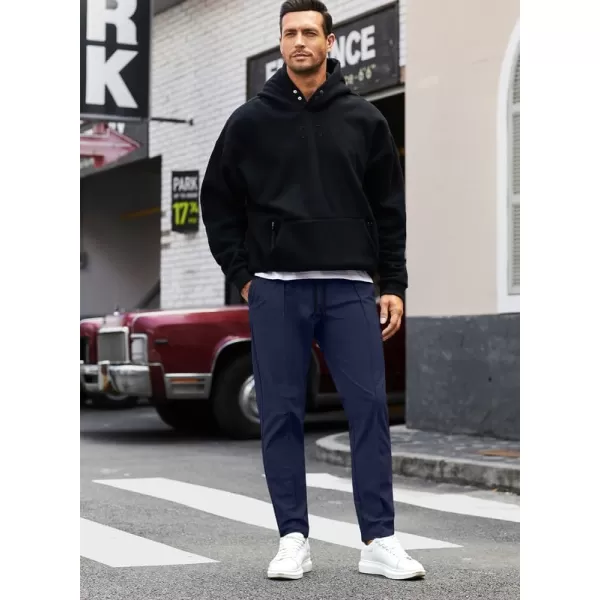 JMIERR Mens Casual Joggers Pants Stretch Drawstring Glof Slim-Fit Pants for Men Chino Hiking Gym Pant Sweatpants with Pockets