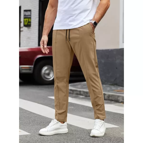 JMIERR Mens Casual Joggers Pants Stretch Drawstring Glof Slim-Fit Pants for Men Chino Hiking Gym Pant Sweatpants with Pockets