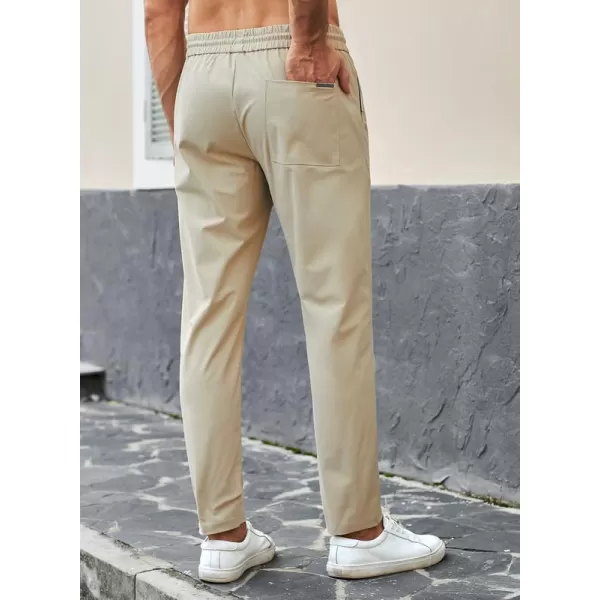 JMIERR Mens Casual Joggers Pants Stretch Drawstring Glof Slim-Fit Pants for Men Chino Hiking Gym Pant Sweatpants with Pockets