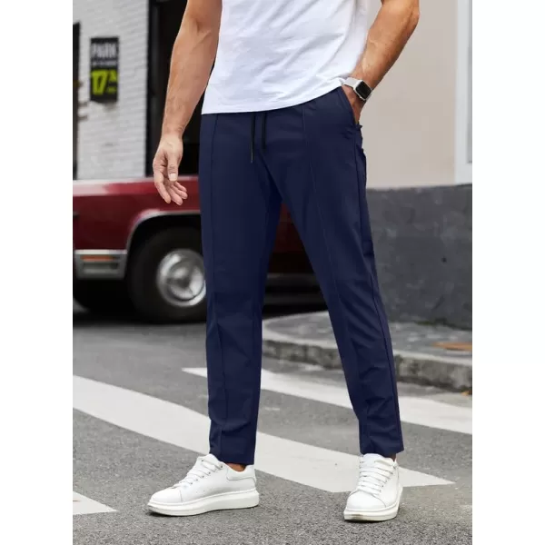 JMIERR Mens Casual Joggers Pants Stretch Drawstring Glof Slim-Fit Pants for Men Chino Hiking Gym Pant Sweatpants with Pockets