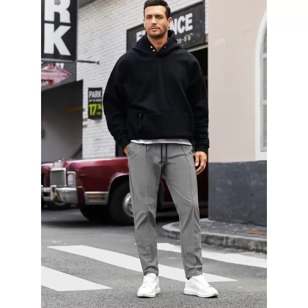 JMIERR Mens Casual Joggers Pants Stretch Drawstring Glof Slim-Fit Pants for Men Chino Hiking Gym Pant Sweatpants with Pockets