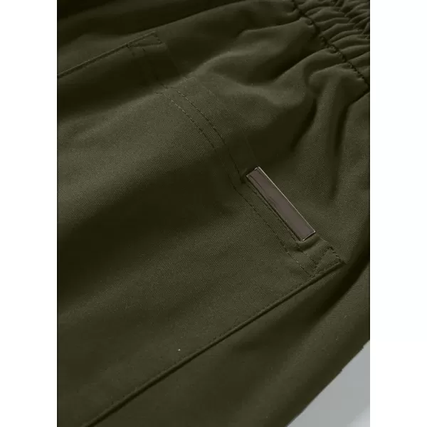 JMIERR Mens Casual Joggers Pants Stretch Drawstring Glof Slim-Fit Pants for Men Chino Hiking Gym Pant Sweatpants with Pockets