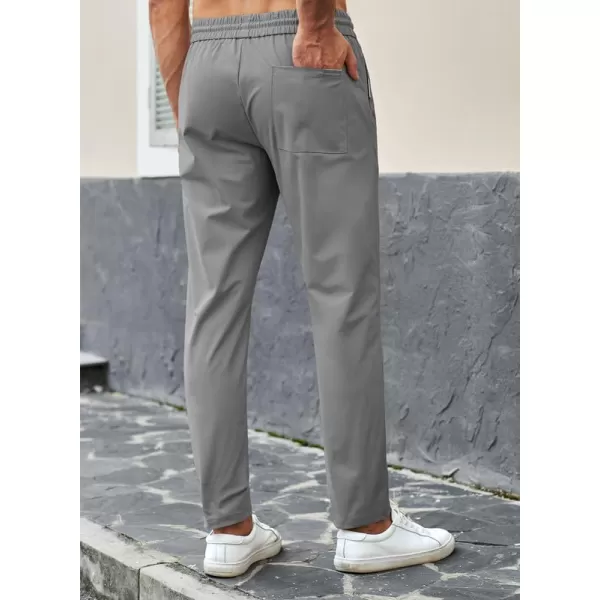 JMIERR Mens Casual Joggers Pants Stretch Drawstring Glof Slim-Fit Pants for Men Chino Hiking Gym Pant Sweatpants with Pockets
