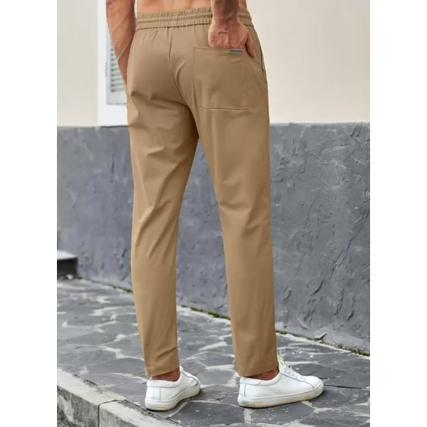 JMIERR Mens Casual Joggers Pants Stretch Drawstring Glof Slim-Fit Pants for Men Chino Hiking Gym Pant Sweatpants with Pockets