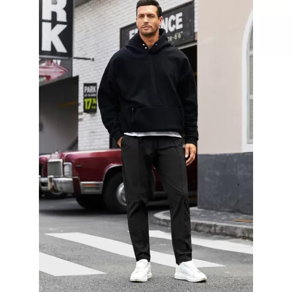 JMIERR Mens Casual Joggers Pants Stretch Drawstring Glof Slim-Fit Pants for Men Chino Hiking Gym Pant Sweatpants with Pockets