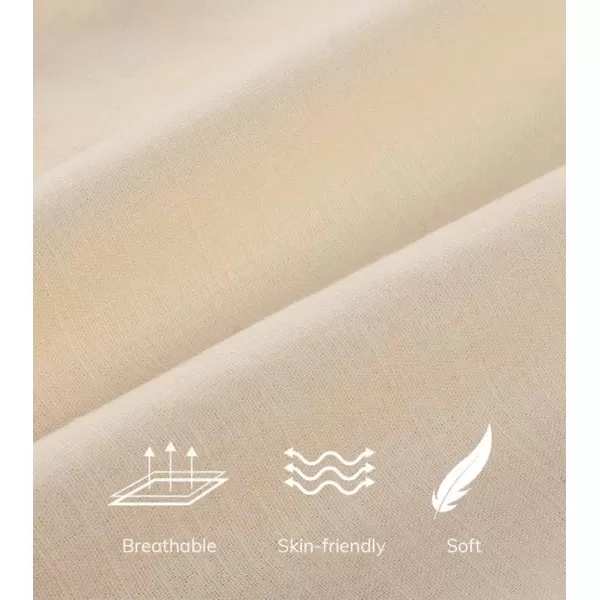 JMIERR Mens Casual Linen Pants Loose Fit Straight Legs Elastic Waist Trousers Summer Beach Yoga