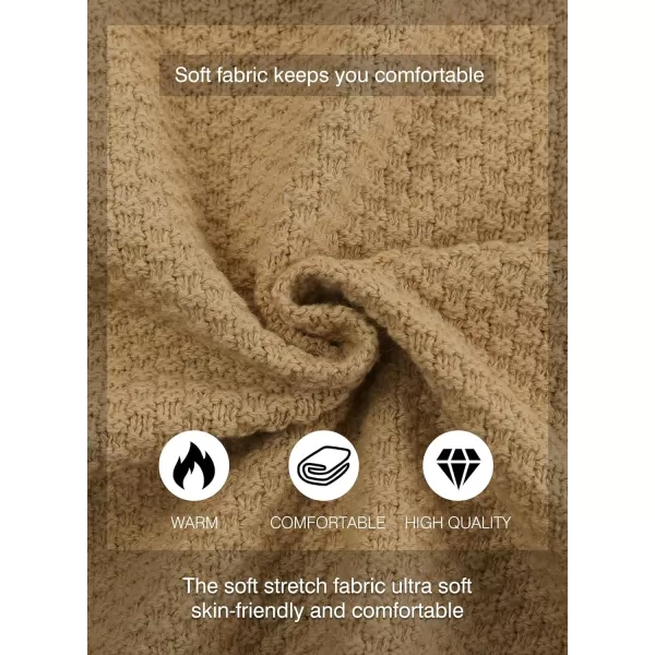 JMIERR Men's Casual Long Sleeve Shawl Collar Buttons Down Cable Knit Cardigan Sweater with Pockets