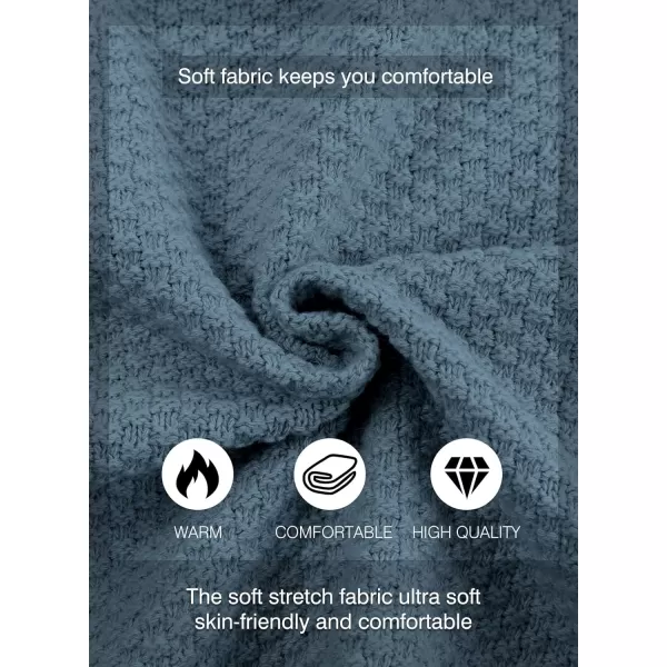 JMIERR Men's Casual Long Sleeve Shawl Collar Buttons Down Cable Knit Cardigan Sweater with Pockets