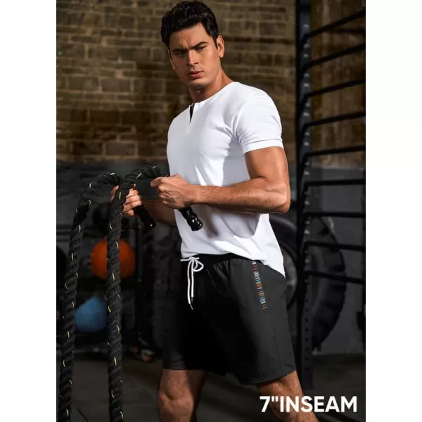 JMIERR Men's Casual Shorts 5"/ 7" Drawstring Summer Quick Dry Beach Stretch Waist Golf Athletic Gym Short
