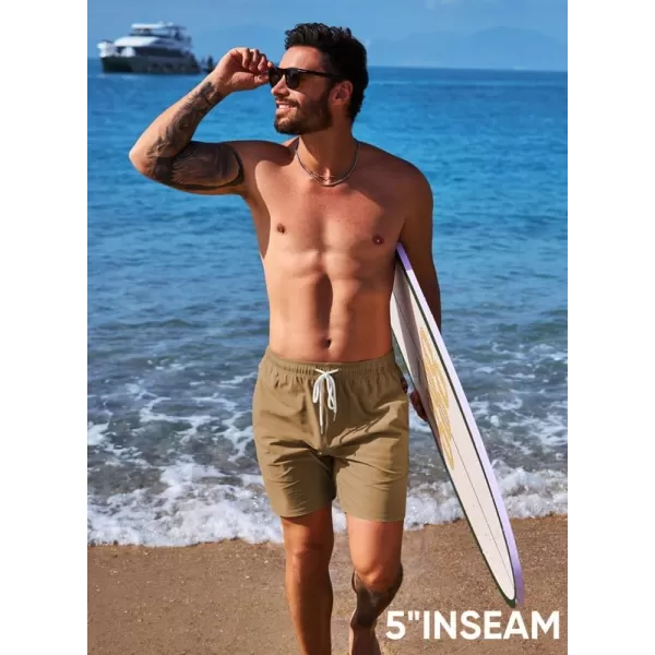 JMIERR Men's Casual Shorts 5"/ 7" Drawstring Summer Quick Dry Beach Stretch Waist Golf Athletic Gym Short