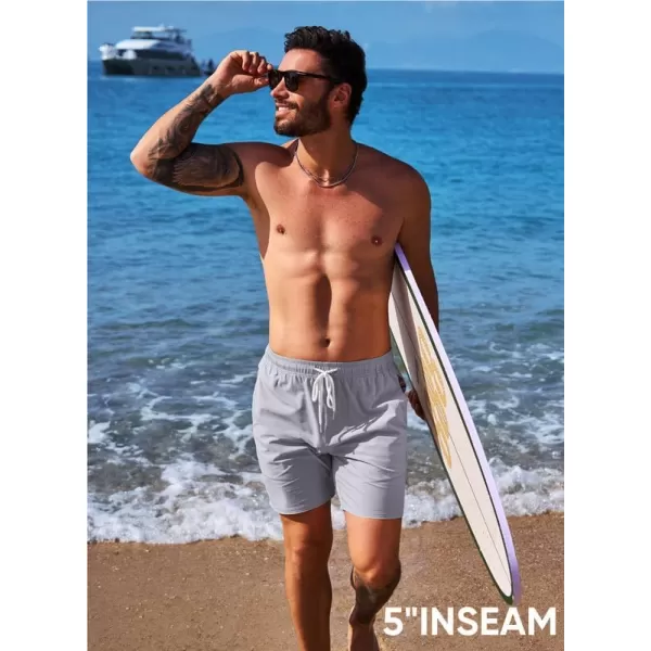JMIERR Men's Casual Shorts 5"/ 7" Drawstring Summer Quick Dry Beach Stretch Waist Golf Athletic Gym Short
