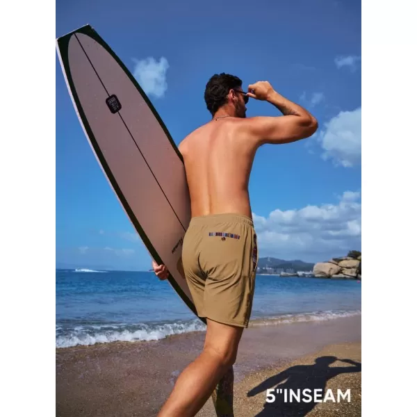 JMIERR Men's Casual Shorts 5"/ 7" Drawstring Summer Quick Dry Beach Stretch Waist Golf Athletic Gym Short