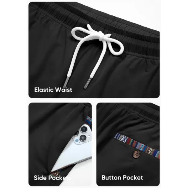 JMIERR Men's Casual Shorts 5"/ 7" Drawstring Summer Quick Dry Beach Stretch Waist Golf Athletic Gym Short