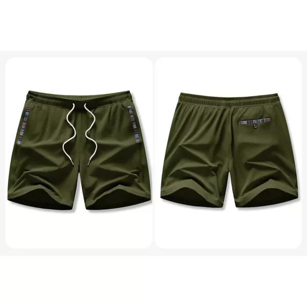 JMIERR Men's Casual Shorts 5"/ 7" Drawstring Summer Quick Dry Beach Stretch Waist Golf Athletic Gym Short