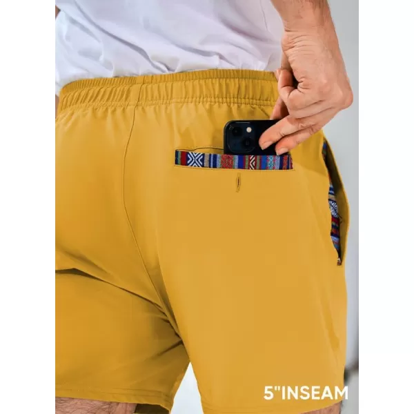 JMIERR Men's Casual Shorts 5"/ 7" Drawstring Summer Quick Dry Beach Stretch Waist Golf Athletic Gym Short