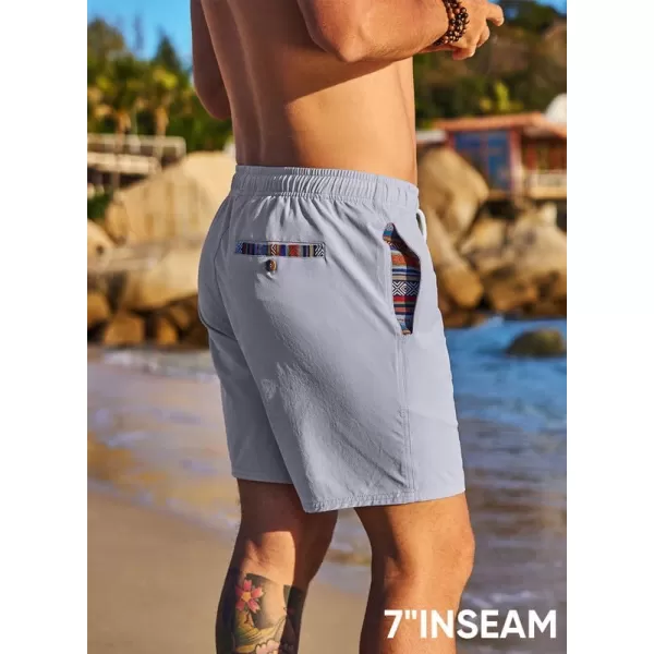 JMIERR Men's Casual Shorts 5"/ 7" Drawstring Summer Quick Dry Beach Stretch Waist Golf Athletic Gym Short
