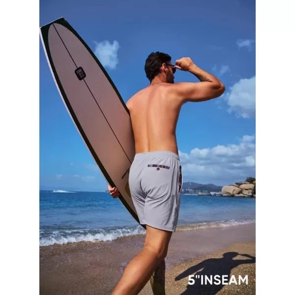 JMIERR Men's Casual Shorts 5"/ 7" Drawstring Summer Quick Dry Beach Stretch Waist Golf Athletic Gym Short