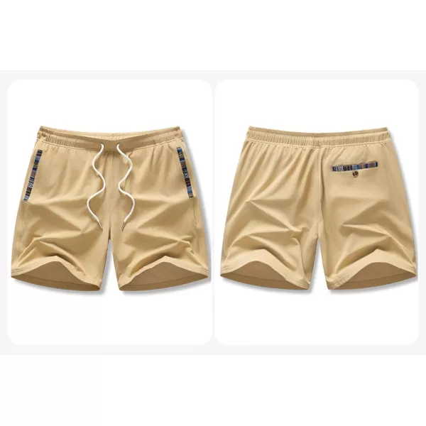 JMIERR Men's Casual Shorts 5"/ 7" Drawstring Summer Quick Dry Beach Stretch Waist Golf Athletic Gym Short