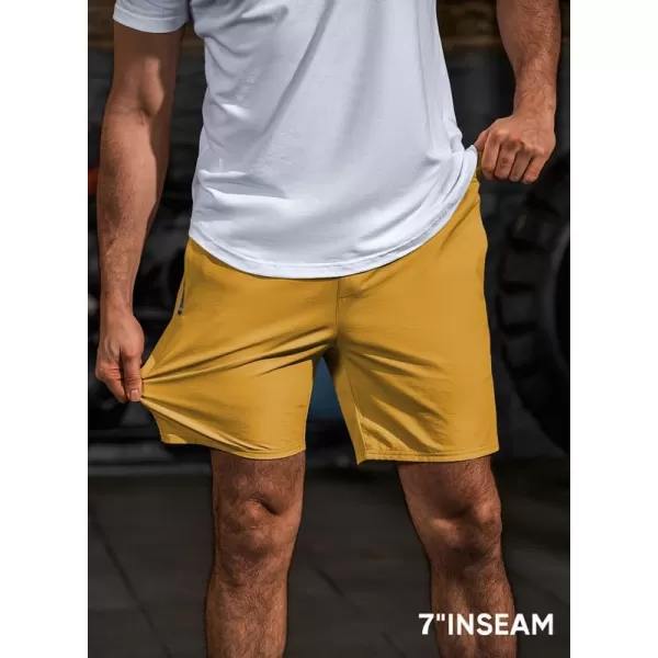 JMIERR Men's Casual Shorts 5"/ 7" Drawstring Summer Quick Dry Beach Stretch Waist Golf Athletic Gym Short