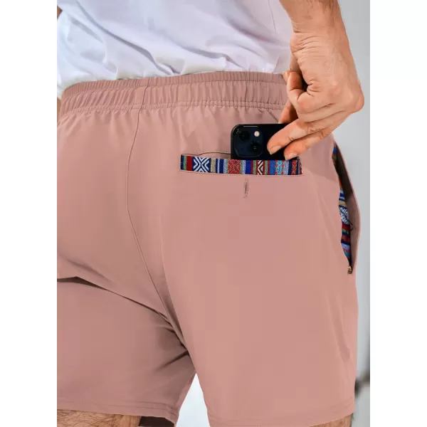 JMIERR Men's Casual Shorts 5"/ 7" Drawstring Summer Quick Dry Beach Stretch Waist Golf Athletic Gym Short