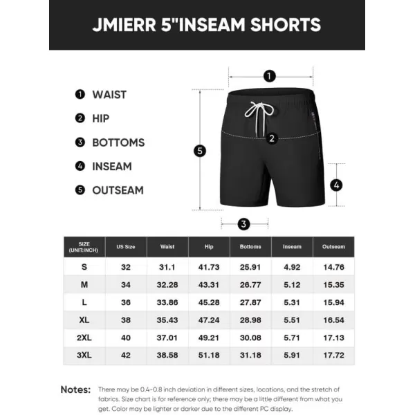 JMIERR Men's Casual Shorts 5"/ 7" Drawstring Summer Quick Dry Beach Stretch Waist Golf Athletic Gym Short