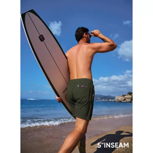 JMIERR Men's Casual Shorts 5"/ 7" Drawstring Summer Quick Dry Beach Stretch Waist Golf Athletic Gym Short
