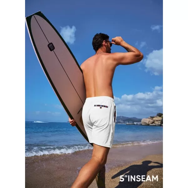 JMIERR Men's Casual Shorts 5"/ 7" Drawstring Summer Quick Dry Beach Stretch Waist Golf Athletic Gym Short