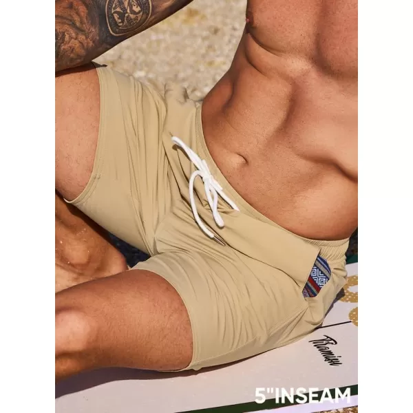 JMIERR Men's Casual Shorts 5"/ 7" Drawstring Summer Quick Dry Beach Stretch Waist Golf Athletic Gym Short