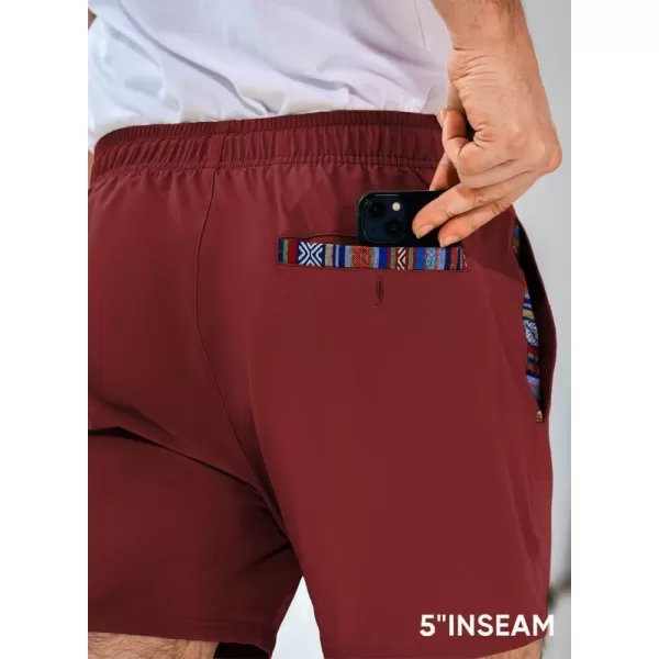 JMIERR Men's Casual Shorts 5"/ 7" Drawstring Summer Quick Dry Beach Stretch Waist Golf Athletic Gym Short