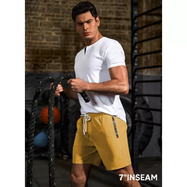 JMIERR Men's Casual Shorts 5"/ 7" Drawstring Summer Quick Dry Beach Stretch Waist Golf Athletic Gym Short