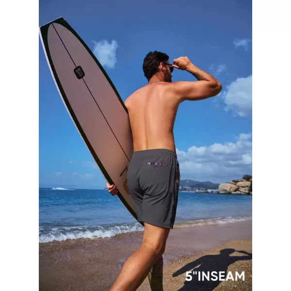 JMIERR Men's Casual Shorts 5"/ 7" Drawstring Summer Quick Dry Beach Stretch Waist Golf Athletic Gym Short