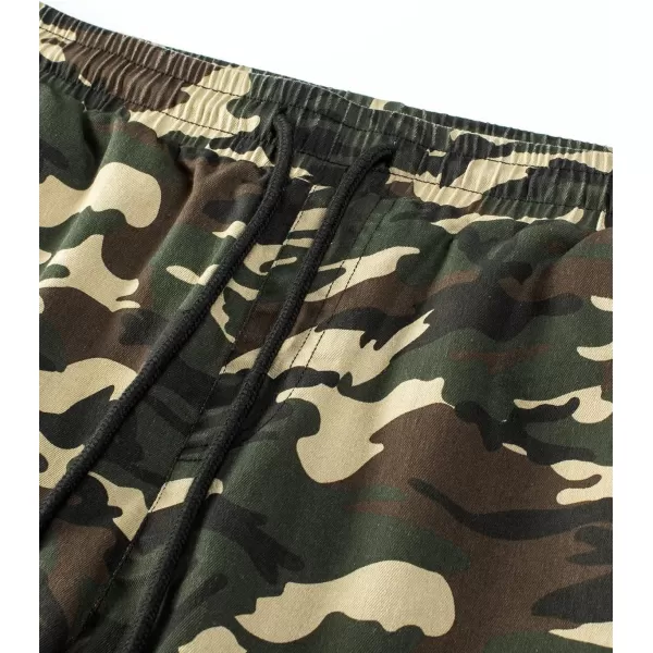 JMIERR Mens Casual Shorts - Cotton Drawstring Summer Beach Stretch Twill Chino Golf Shorts