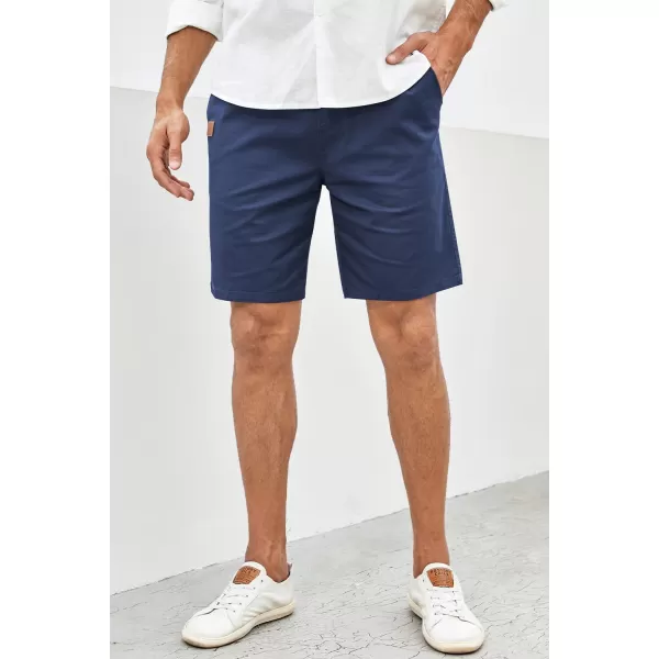 JMIERR Mens Casual Shorts - Cotton Drawstring Summer Beach Stretch Twill Chino Golf Shorts