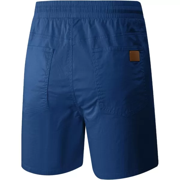 JMIERR Mens Casual Shorts - Cotton Drawstring Summer Beach Stretch Twill Chino Golf Shorts with Pockets