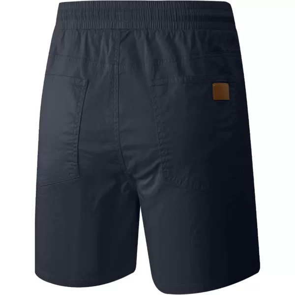 JMIERR Mens Casual Shorts - Cotton Drawstring Summer Beach Stretch Twill Chino Golf Shorts with Pockets