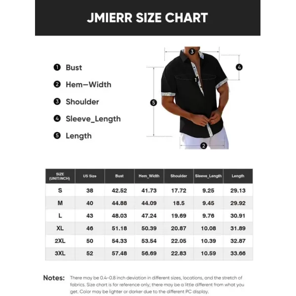 JMIERR Men's Casual Stylish Short Sleeve Button-Up Striped Dress Shirts Cotton Beach Shirt