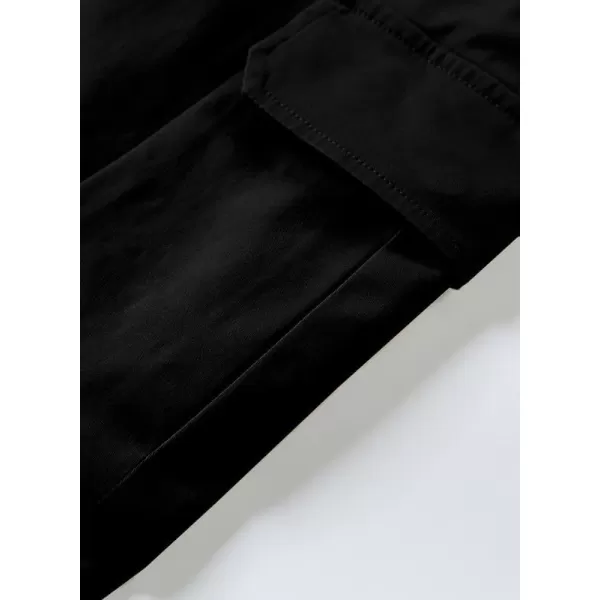 JMIERR Mens Casual Twill Cargo Pants Cotton Chino Fall Pants for Men Tapered Stretch Pants Hiking Pants with 6 Pockets