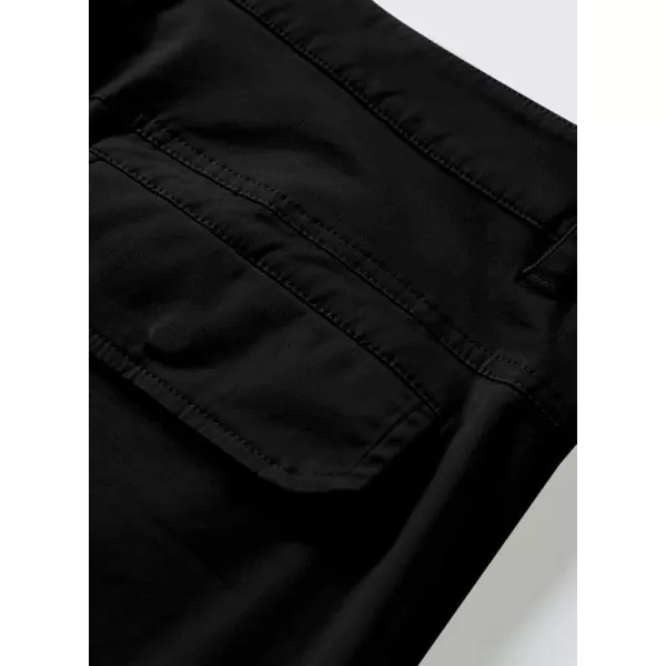 JMIERR Mens Casual Twill Cargo Pants Cotton Chino Fall Pants for Men Tapered Stretch Pants Hiking Pants with 6 Pockets