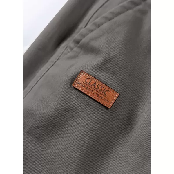 JMIERR Mens Casual Twill Cargo Pants Cotton Chino Fall Pants for Men Tapered Stretch Pants Hiking Pants with 6 Pockets