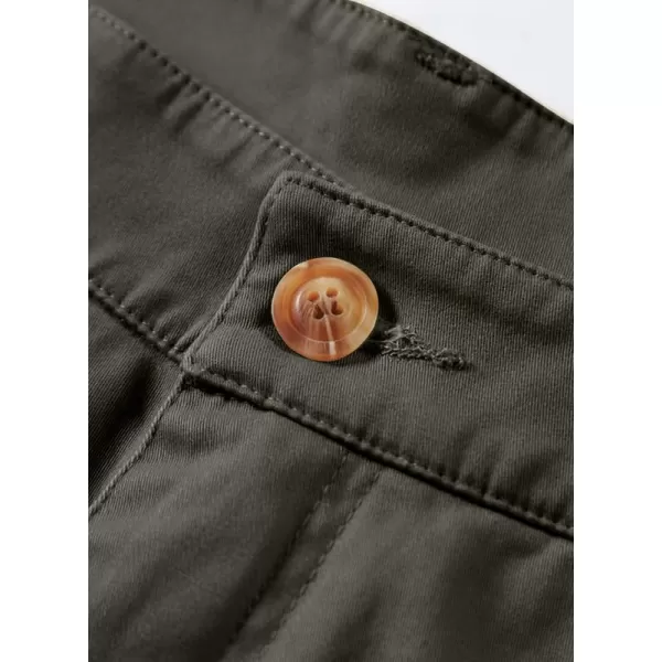 JMIERR Mens Casual Twill Cargo Pants Cotton Chino Fall Pants for Men Tapered Stretch Pants Hiking Pants with 6 Pockets