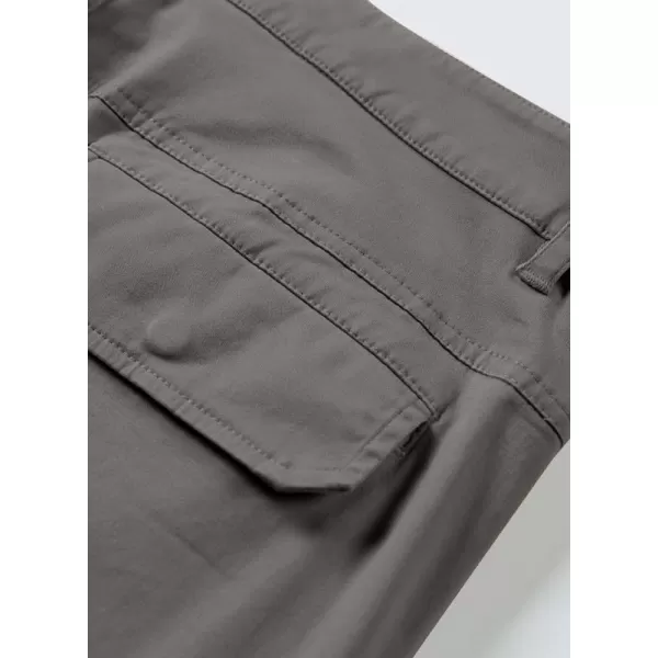 JMIERR Mens Casual Twill Cargo Pants Cotton Chino Fall Pants for Men Tapered Stretch Pants Hiking Pants with 6 Pockets