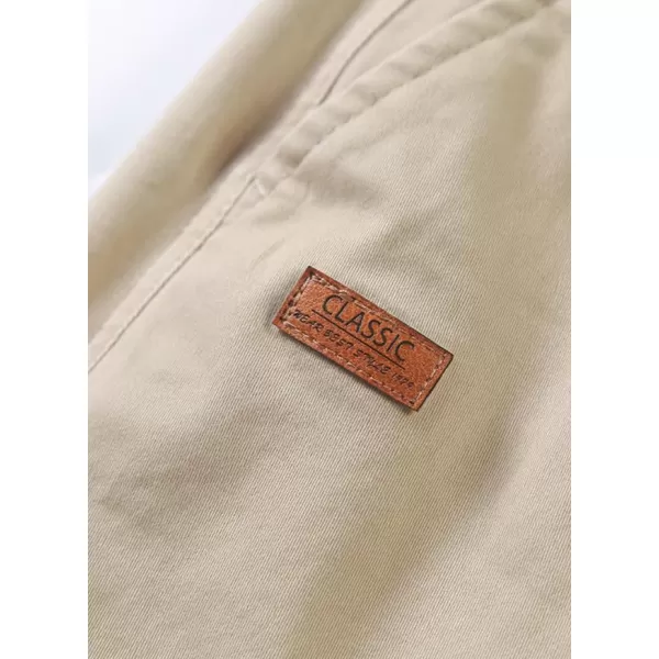 JMIERR Mens Casual Twill Cargo Pants Cotton Chino Fall Pants for Men Tapered Stretch Pants Hiking Pants with 6 Pockets