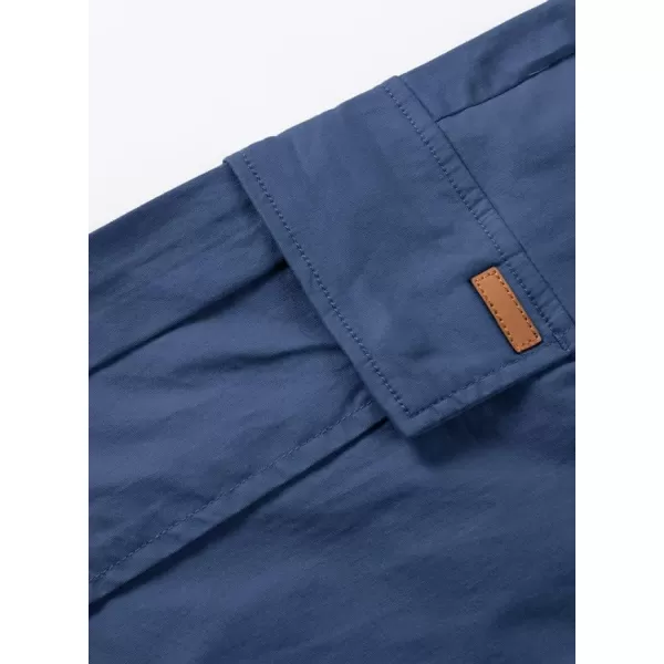 JMIERR Mens Casual Twill Cargo Shorts Cotton Drawstring Classic Cargo Stretch Short with 6 Pockets